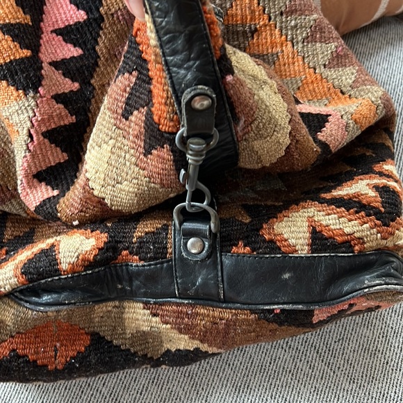 Vintage bucket shoulder/backpack bag - Picture 8 of 9